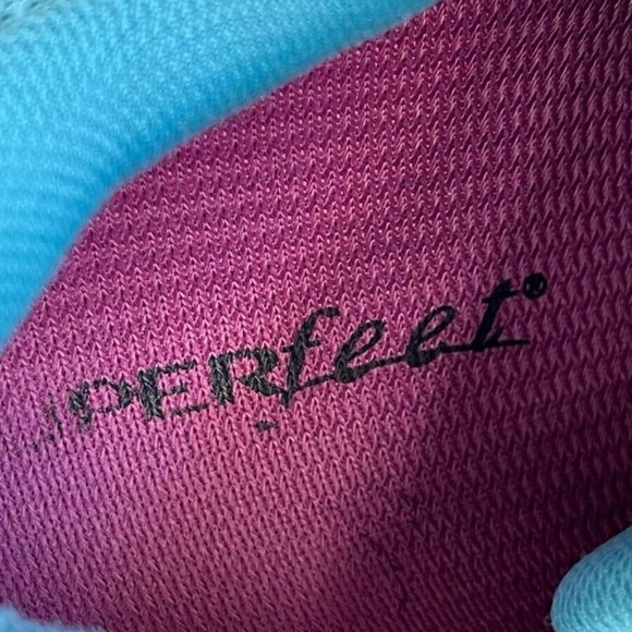 Hoka One One Bondi 7 Women Sz 6.5US Sneaker EUC Aquarelle /Eggshell Blue Lace Up - Picture 8 of 11